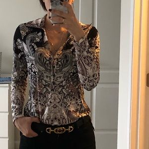 Cache long sleeve top